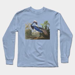 Audubons Louisiana Heron Long Sleeve T-Shirt